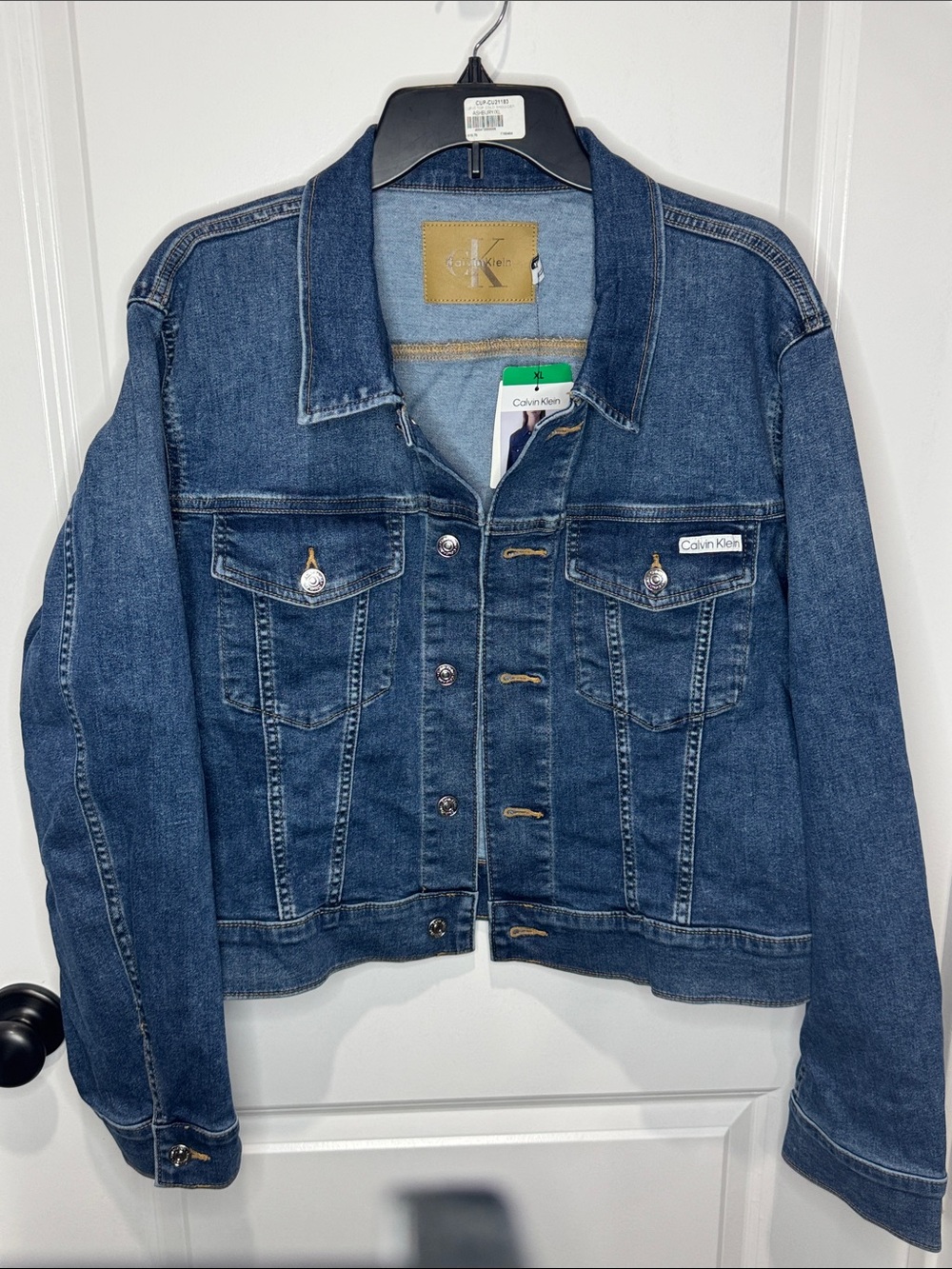 Calvin Klein Blue Denim Jean Jacket
